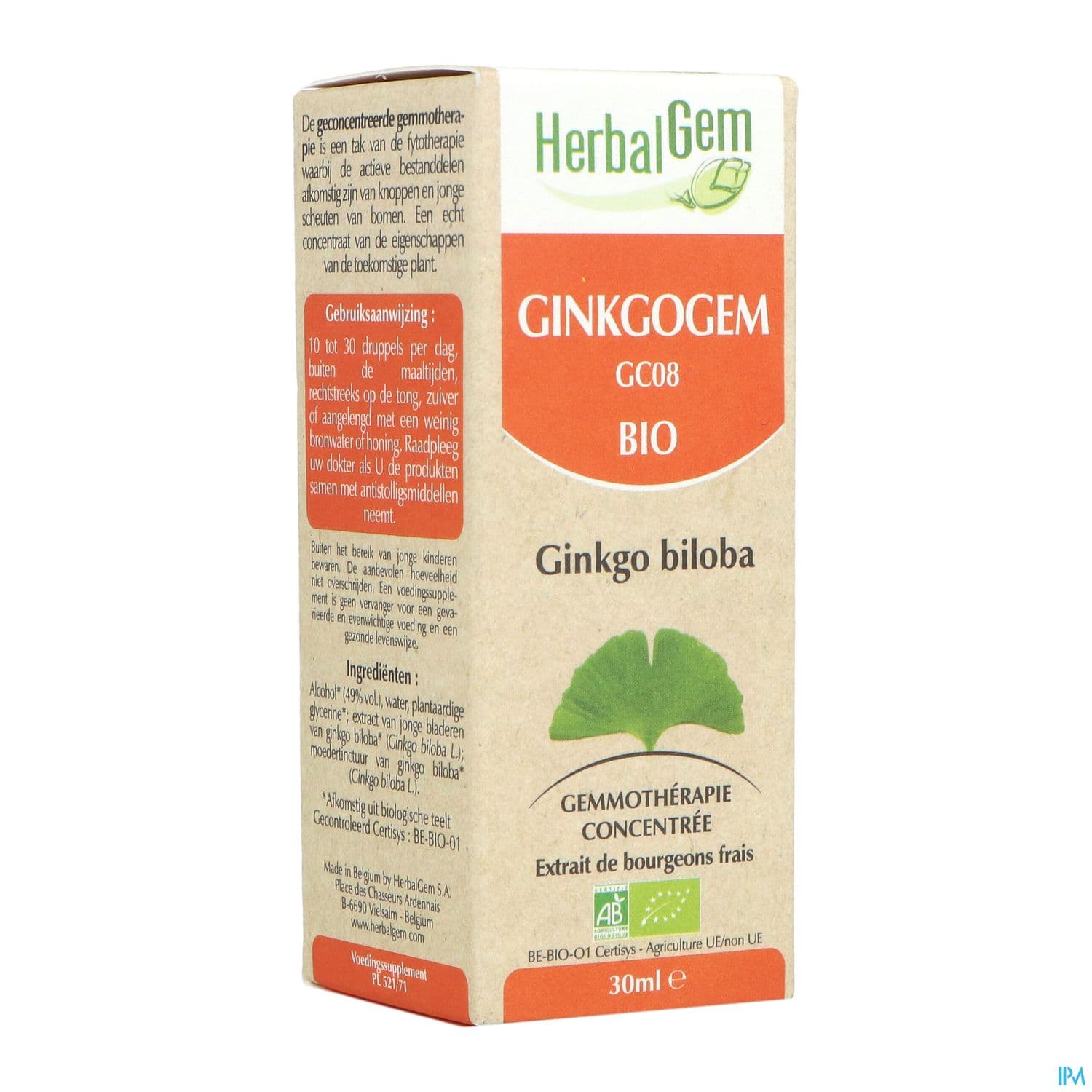 HERBALGEM GINKGOGEM BIO 30ML