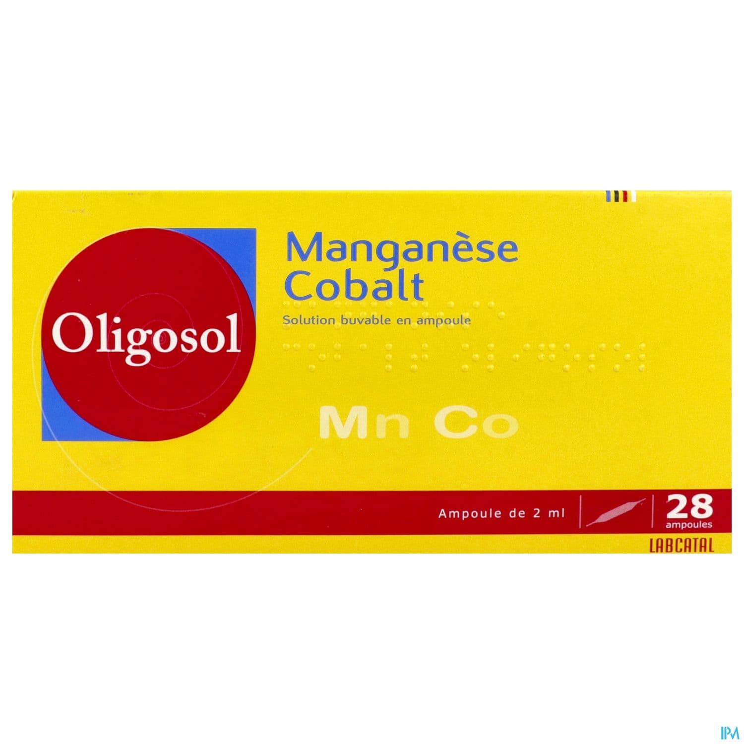 Oligosol Manganese Cobalt Solution Buvable Ampoule 2ml 28