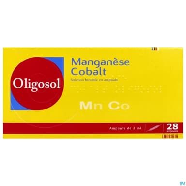 Oligosol Manganese Cobalt Solution Buvable Ampoule 2ml 28