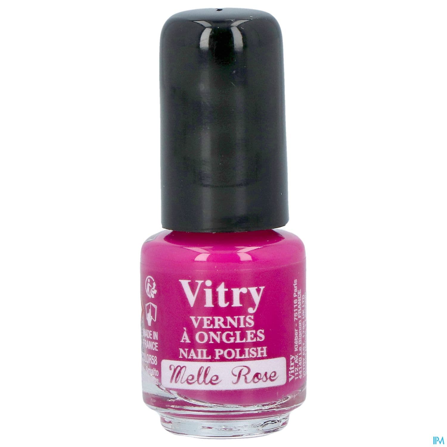 Vitry Vernis Ongles Mademoiselle Rose Mini 4ml