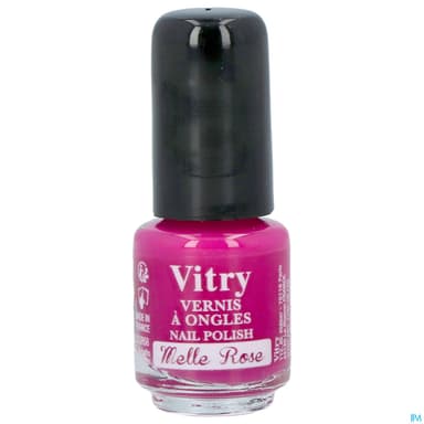 Vitry Vernis Ongles Mademoiselle Rose Mini 4ml