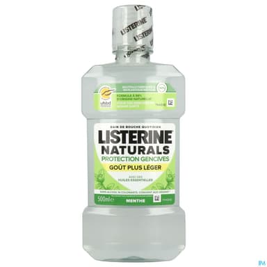Listerine Natural Protection Gencives Bain De Bouche 500ml