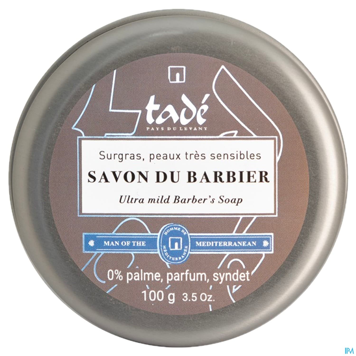 Tade Pays Du Levant Savon Du Barbier Savon Peau Sensible Nouveau Packaging 100g