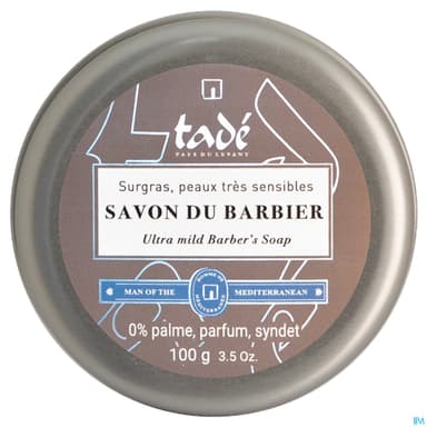 Tade Pays Du Levant Savon Du Barbier Savon Peau Sensible Nouveau Packaging 100g