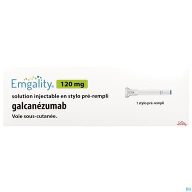 Emgality Solution Injectable Stylo Prerempli 120mg 1