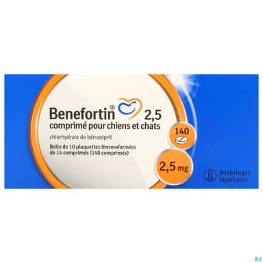 Benefortin 2mg5 Chien Chat Comprime 140