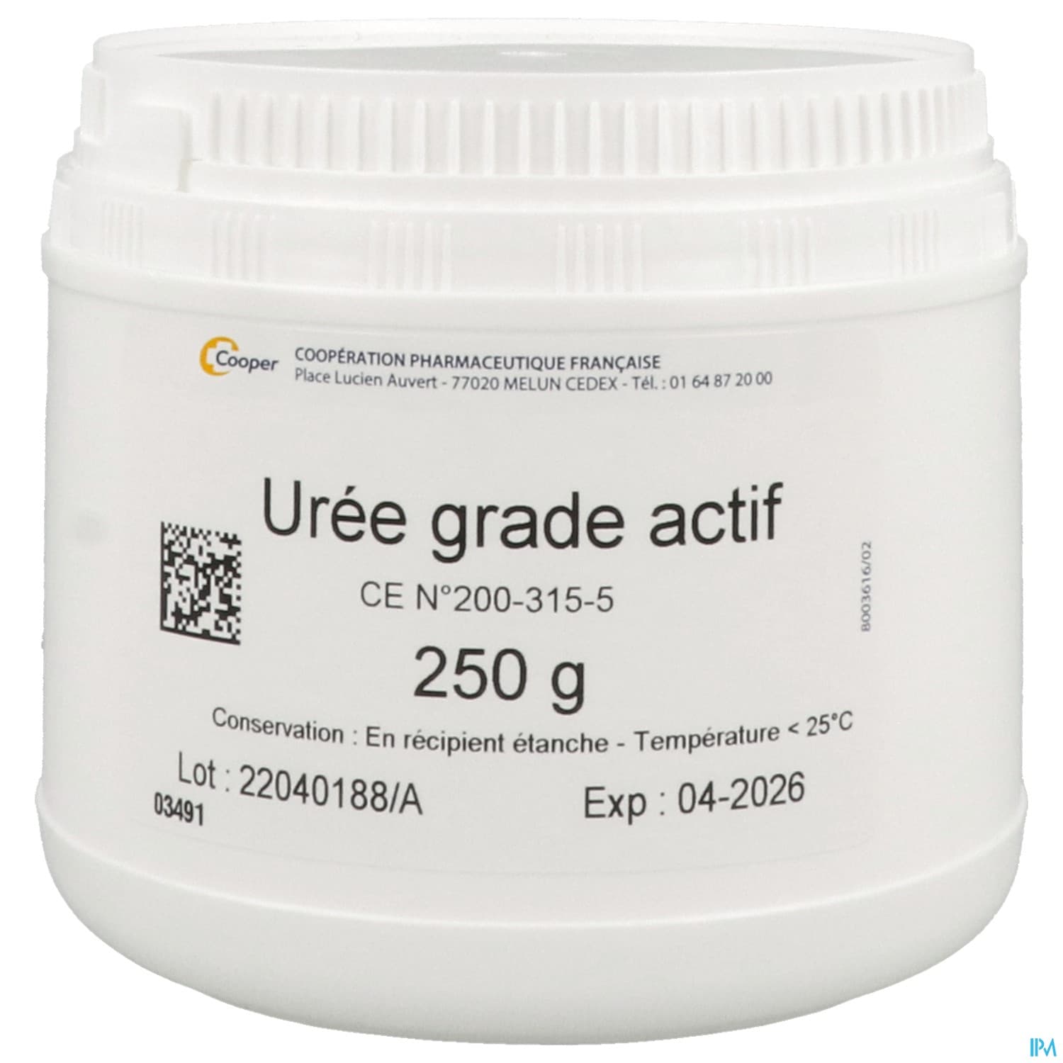 Cooper Uree Grade Actif Poudre 250g