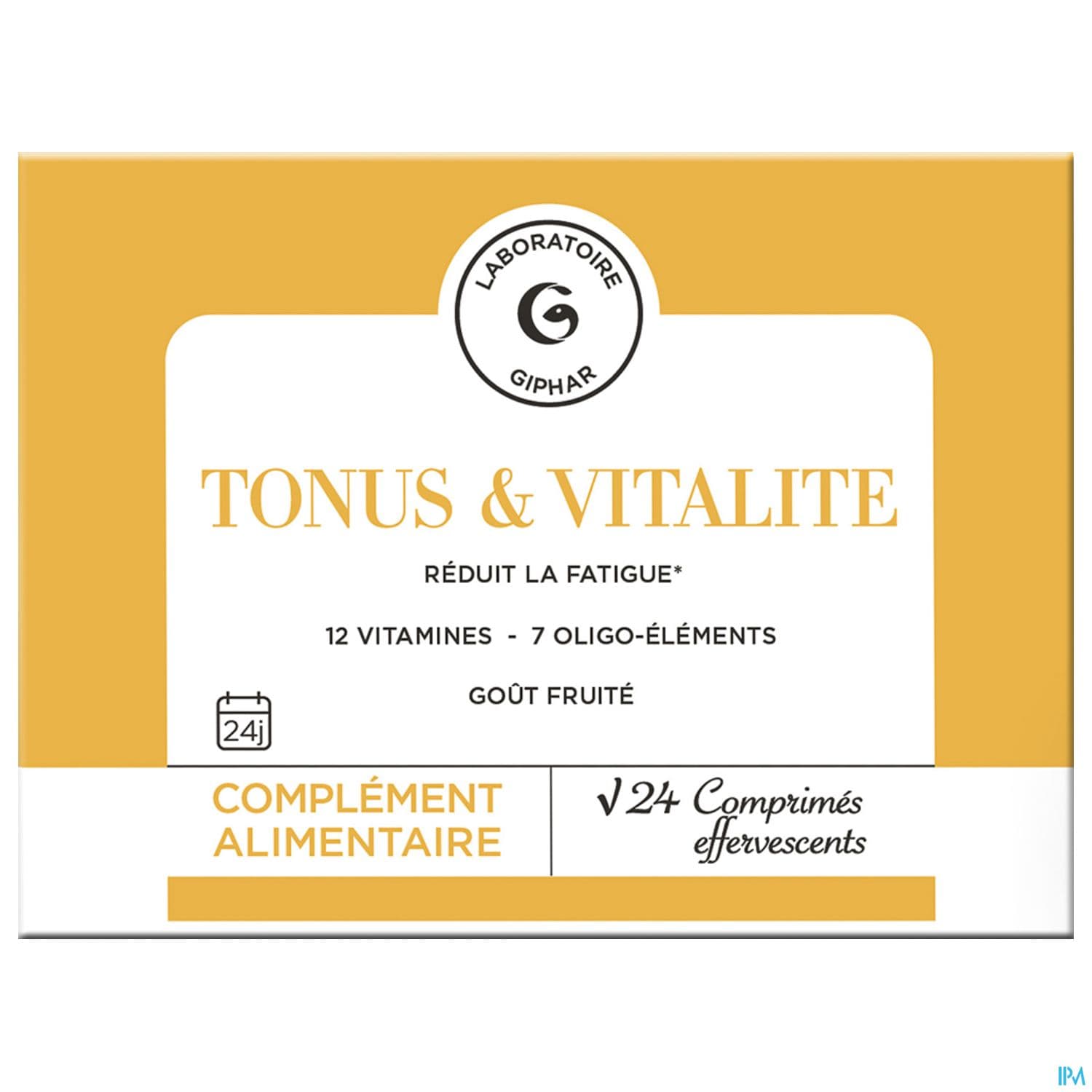 Laboratoire Giphar Tonus Vitalite Comprime Effervescent 24