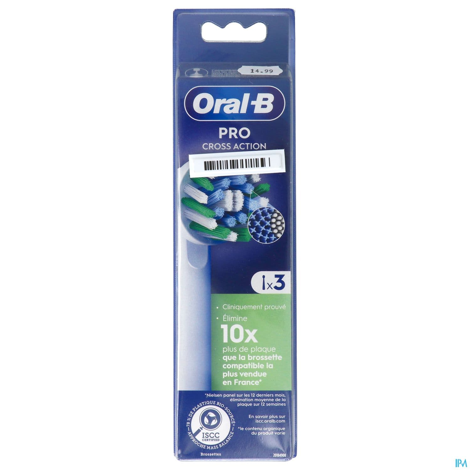 BDEN ORAL-B PRO BROSS CROSS ACT X3