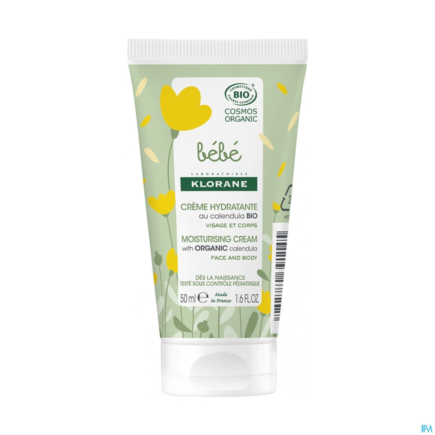 Klorane Bebe Creme Hydratante Bio 50ml