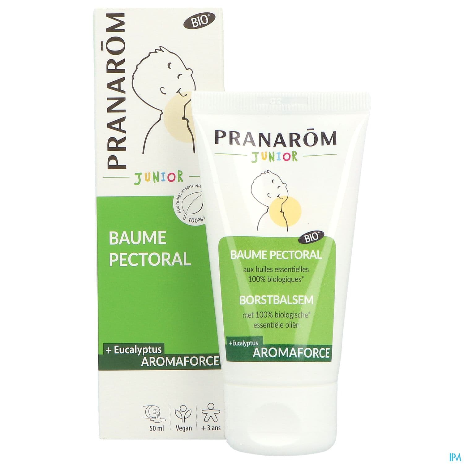 Pranarom Aromaforce Junior Baume Pectoral Bio 50ml
