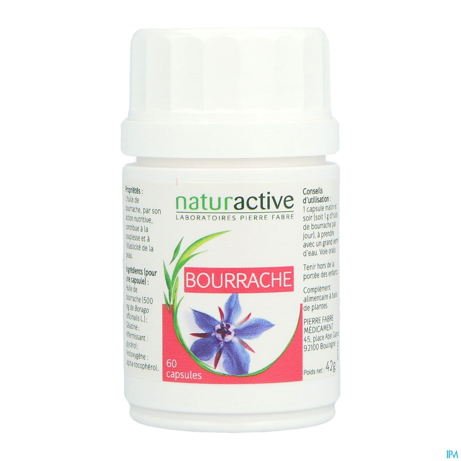 Naturactive Huile De Bourrache Capsule 60