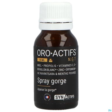 Synactifs Oro Actifs Spray Gorge 15ml
