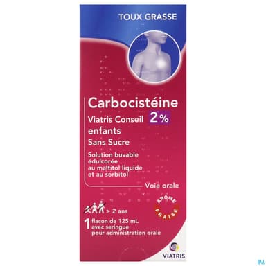 CARBOCISTEINE 2% VTS SOL S/S 125ML