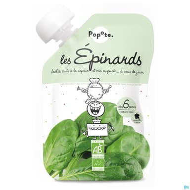 POPOTE PUREE EPINARD BIO 120G