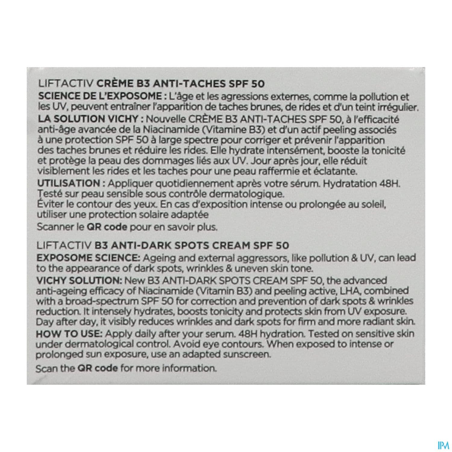 VICHY LIFTACTIV CR B3 SPF50 50ML
