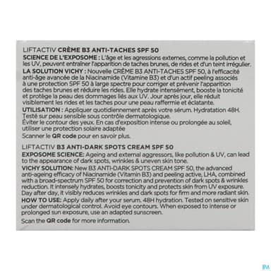 VICHY LIFTACTIV CR B3 SPF50 50ML