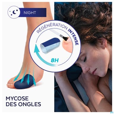 Poderm Mycose Des Ongles Traitement Intensif Nuit 8ml