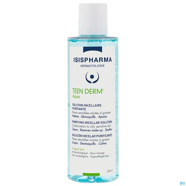 TEEN DERM AQUA SOL MICEL PURI250ML
