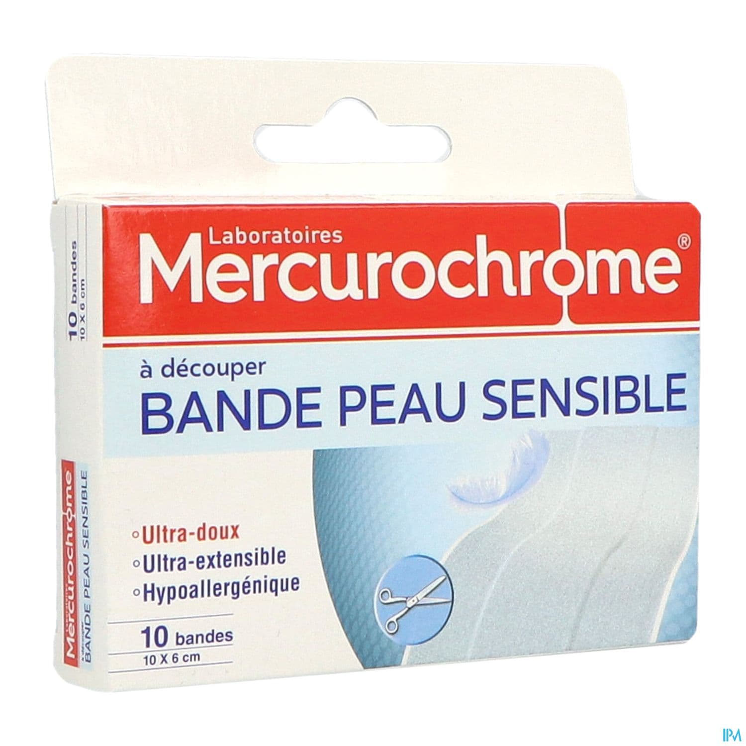 MERCUROCHROME BDE PEAU SENSIBL X10