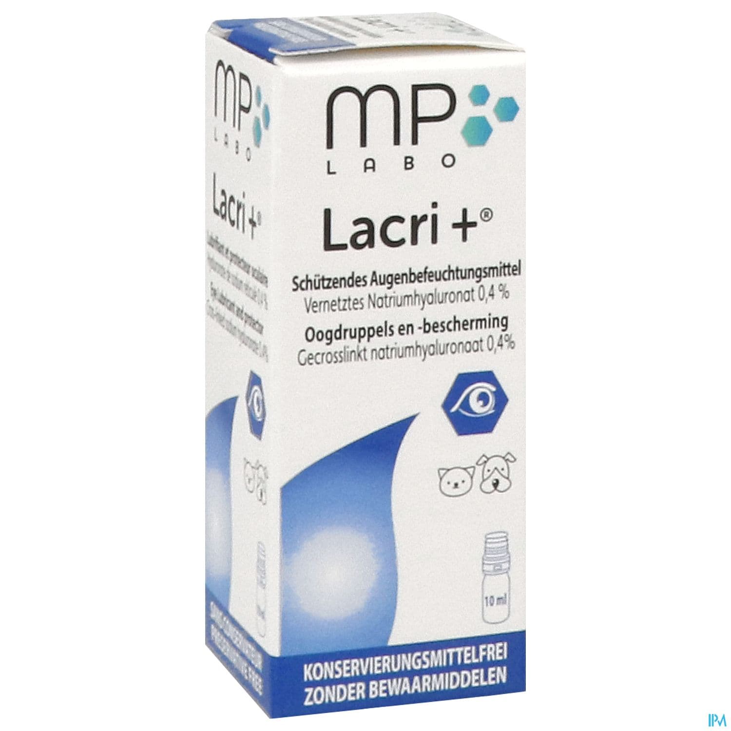 Mp Labo Lacri Plus Gel Oculaire Hydratant Protecteur Et Lubrifiant Chien Chat Flacon De 10ml