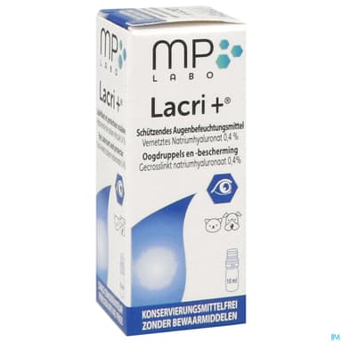 Mp Labo Lacri Plus Gel Oculaire Hydratant Protecteur Et Lubrifiant Chien Chat Flacon De 10ml