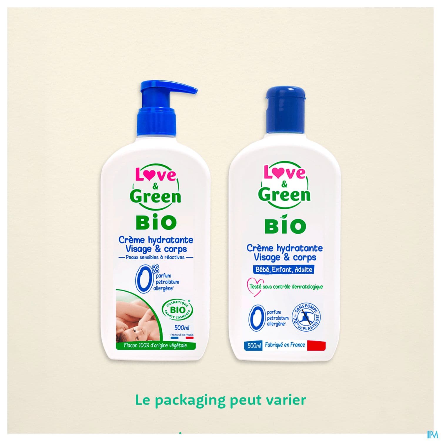 Love Green Bio Creme Hydratante Visage Et Corps 500ml