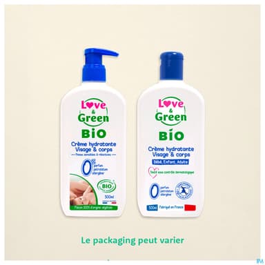 Love Green Bio Creme Hydratante Visage Et Corps 500ml