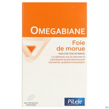 Pileje Omegabiane Foie Morue Capsule 80