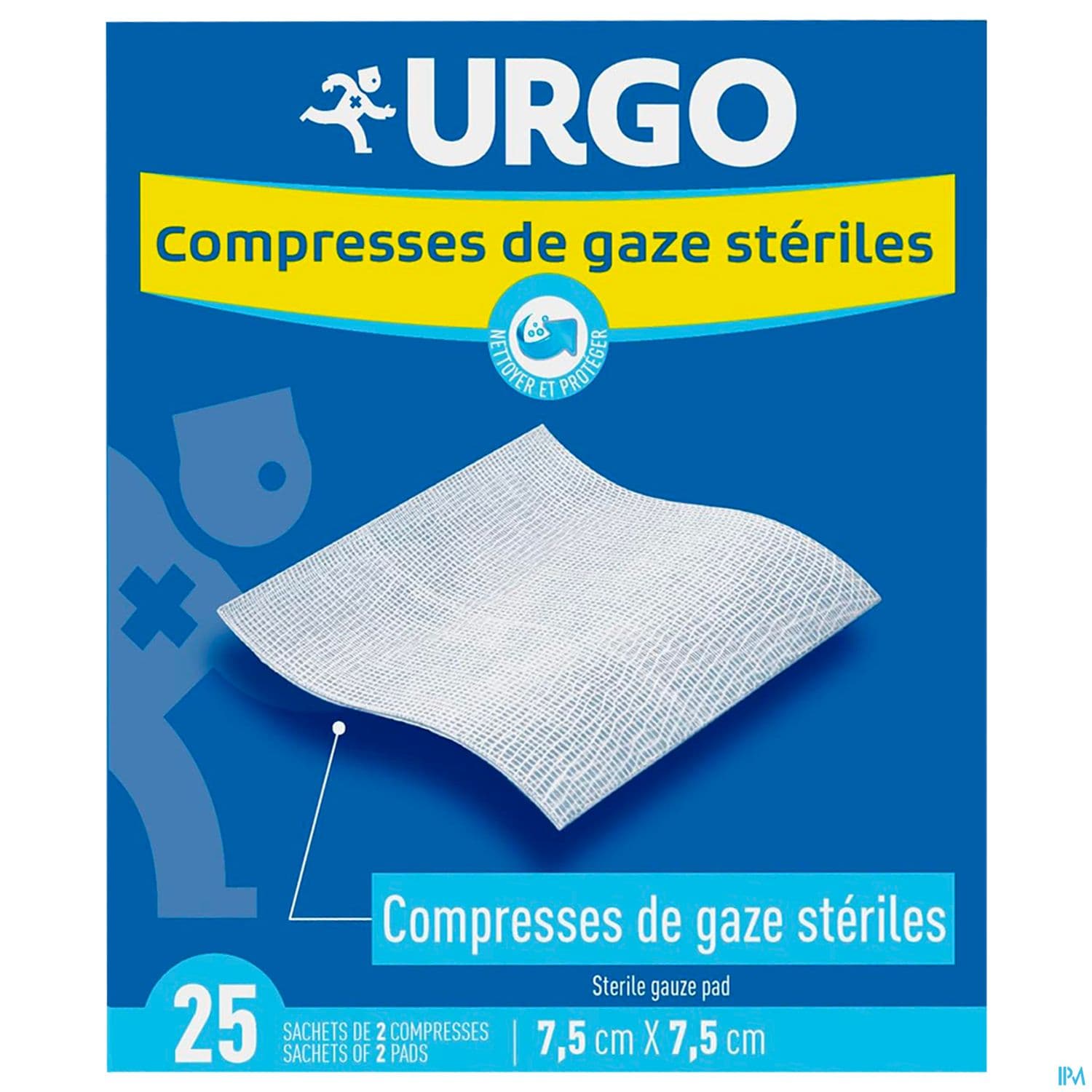 URGO COMP ST 25 SACH/2 7,5X7,5