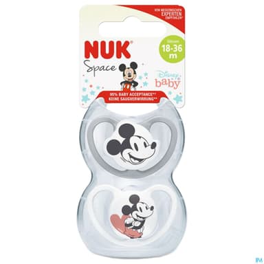 SUCET NUK PHYS SILIC 18-36M MICK 2
