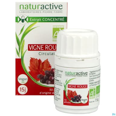 Naturactive Vigne Rouge Bio Gelule 30