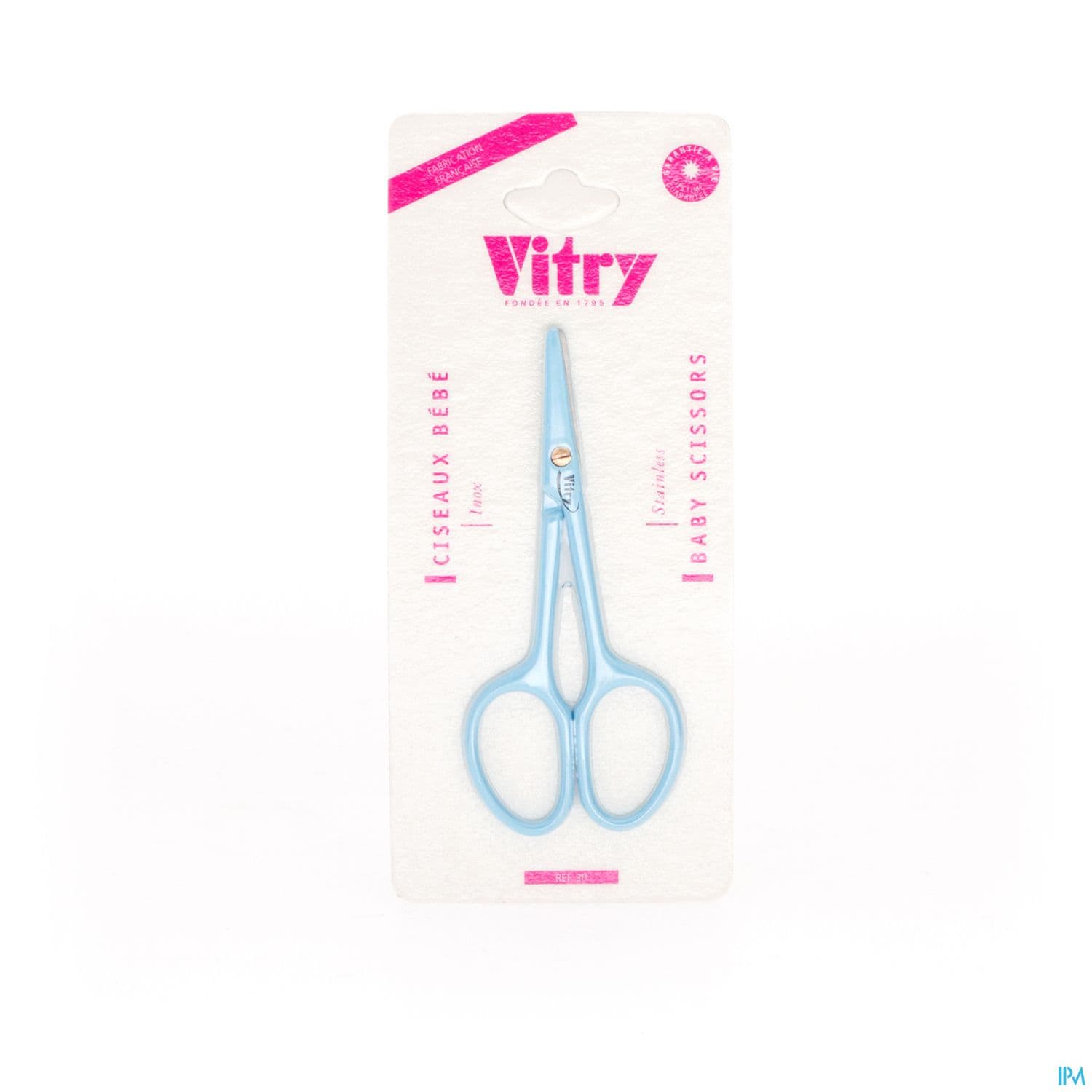 Vitry Ciseaux Ongles Bebe Inox Trempe Couleur