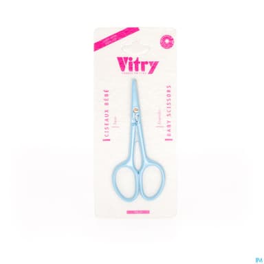 Vitry Ciseaux Ongles Bebe Inox Trempe Couleur