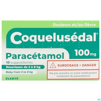 COQUELUSEDAL PARACET 100MG SUP 10