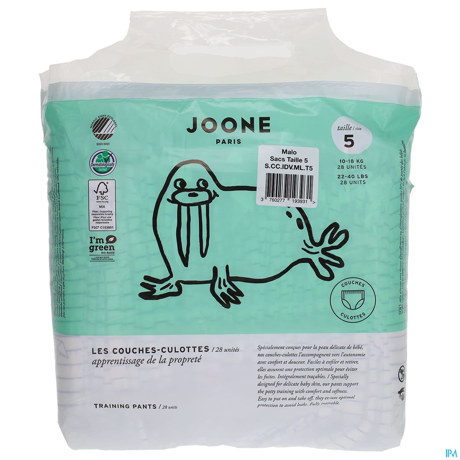 JOONE COUCHE CULOT MALO T5 X28