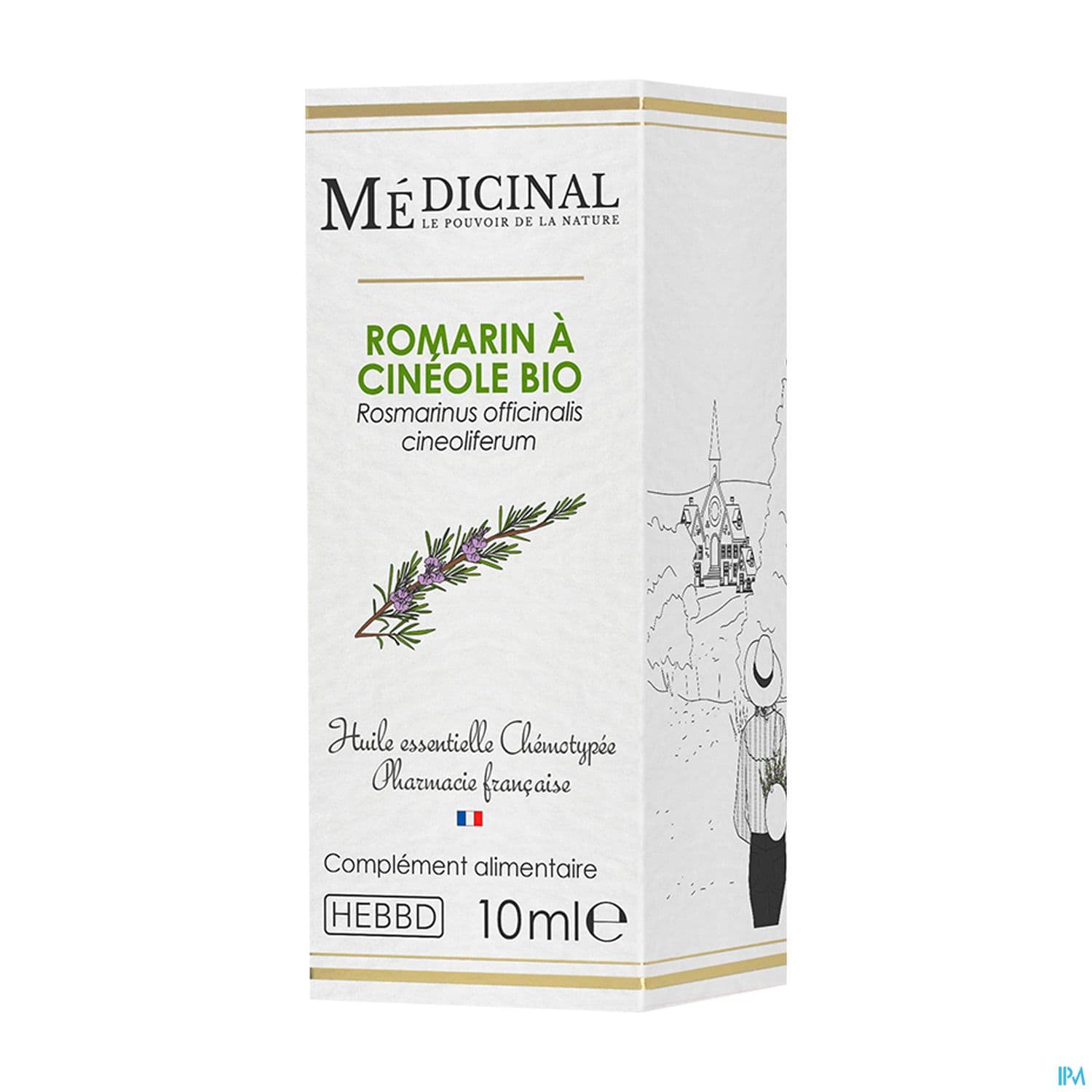 Medicinal Huile Essentielle Romarin A Cineole Bio 10ml — Pharmacie de la Gare