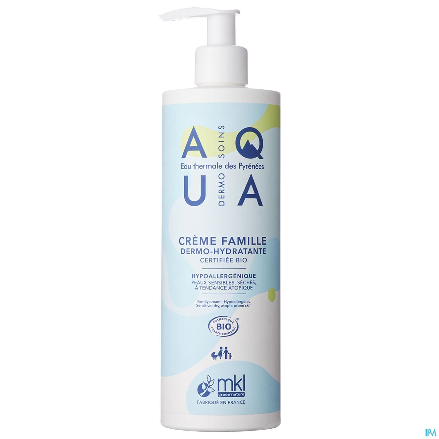 Mkl Green Nature Aqua Creme Famille Dermohydratante Bio 400ml