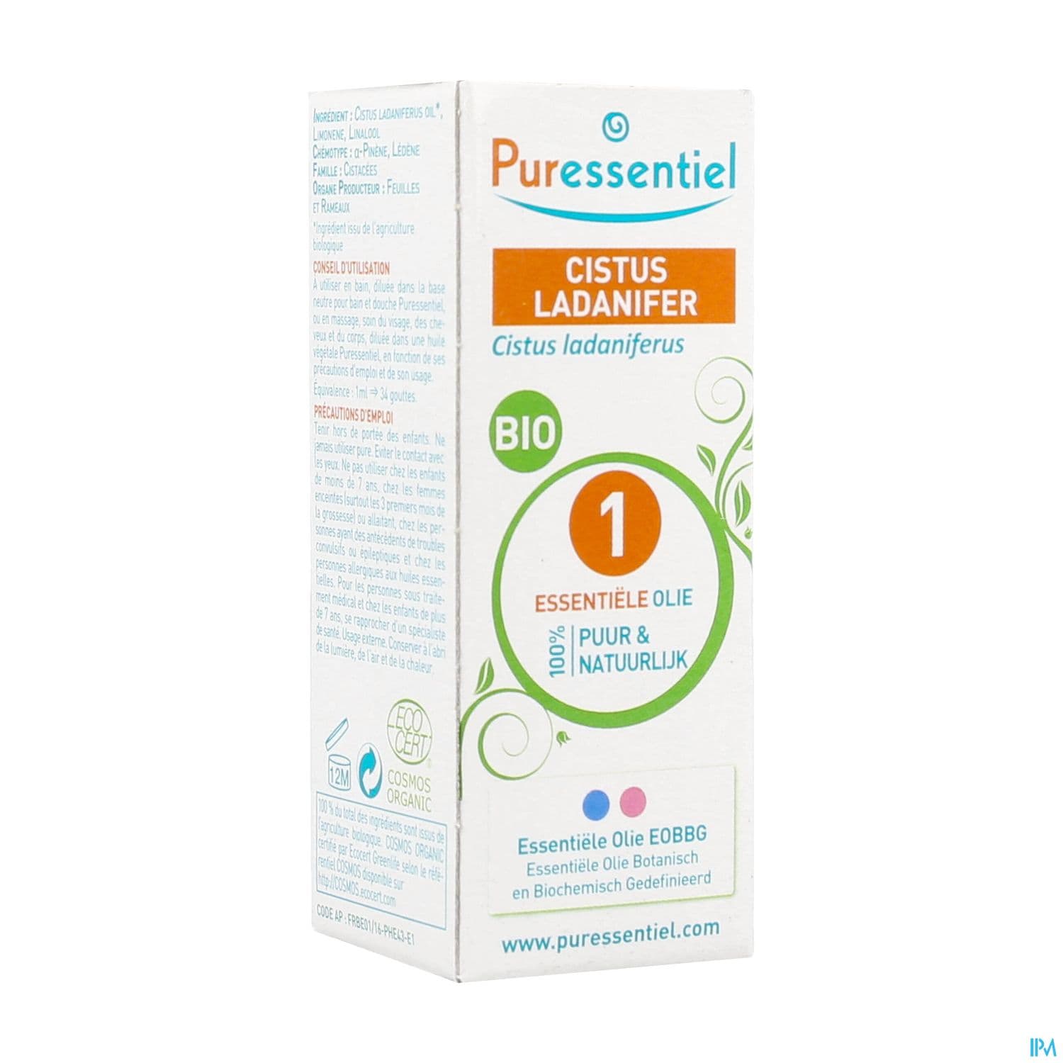 PURESSENTIEL HE BIO CISTE LADA 5ML