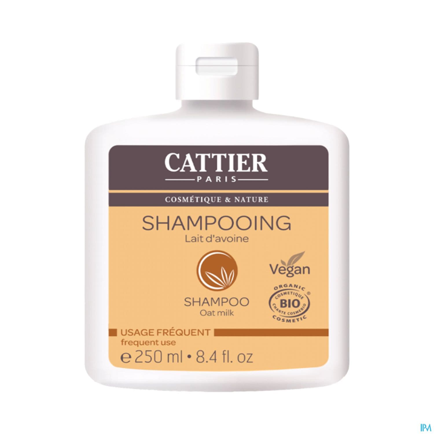 CATTIER SH US/FREQ LAIT AVOIN250ML