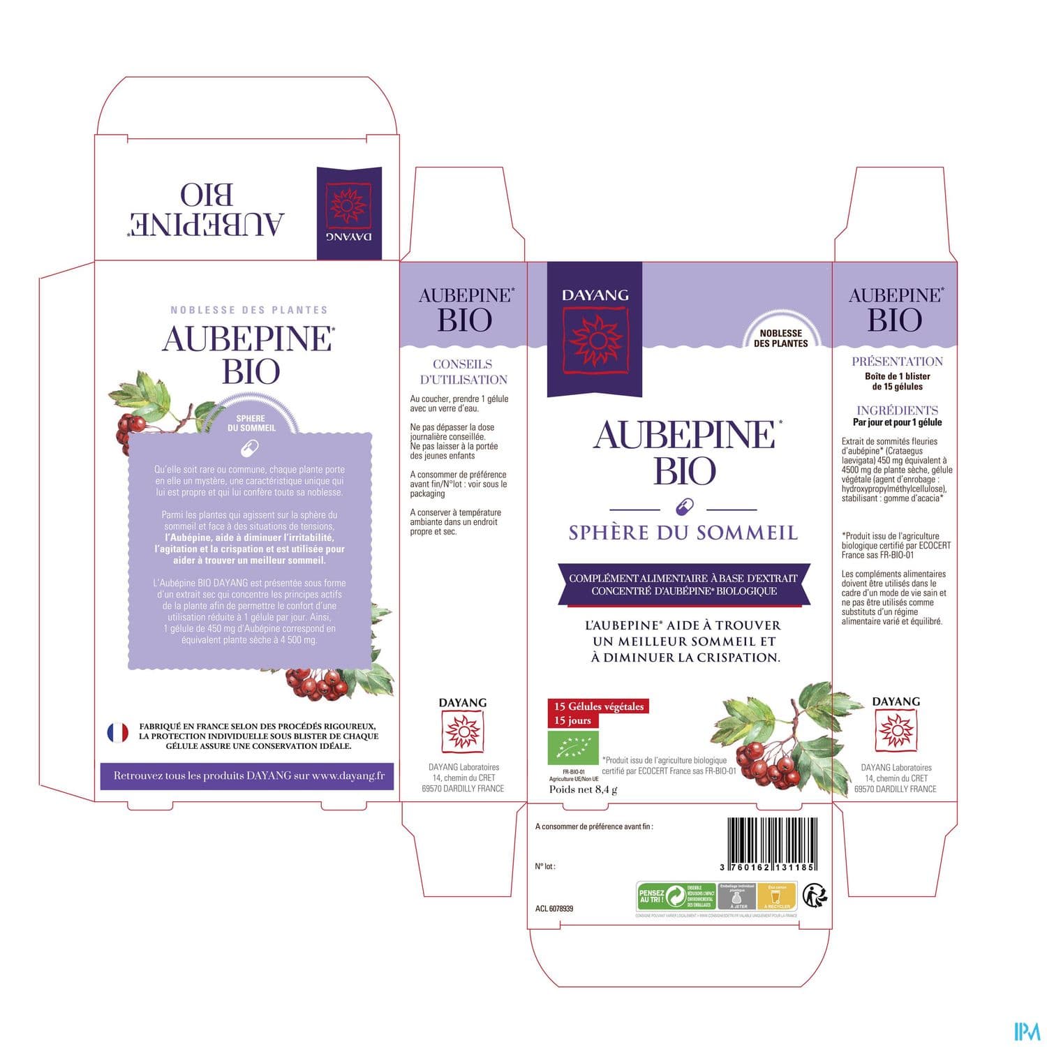Dayang Aubepine Bio Gelule 15