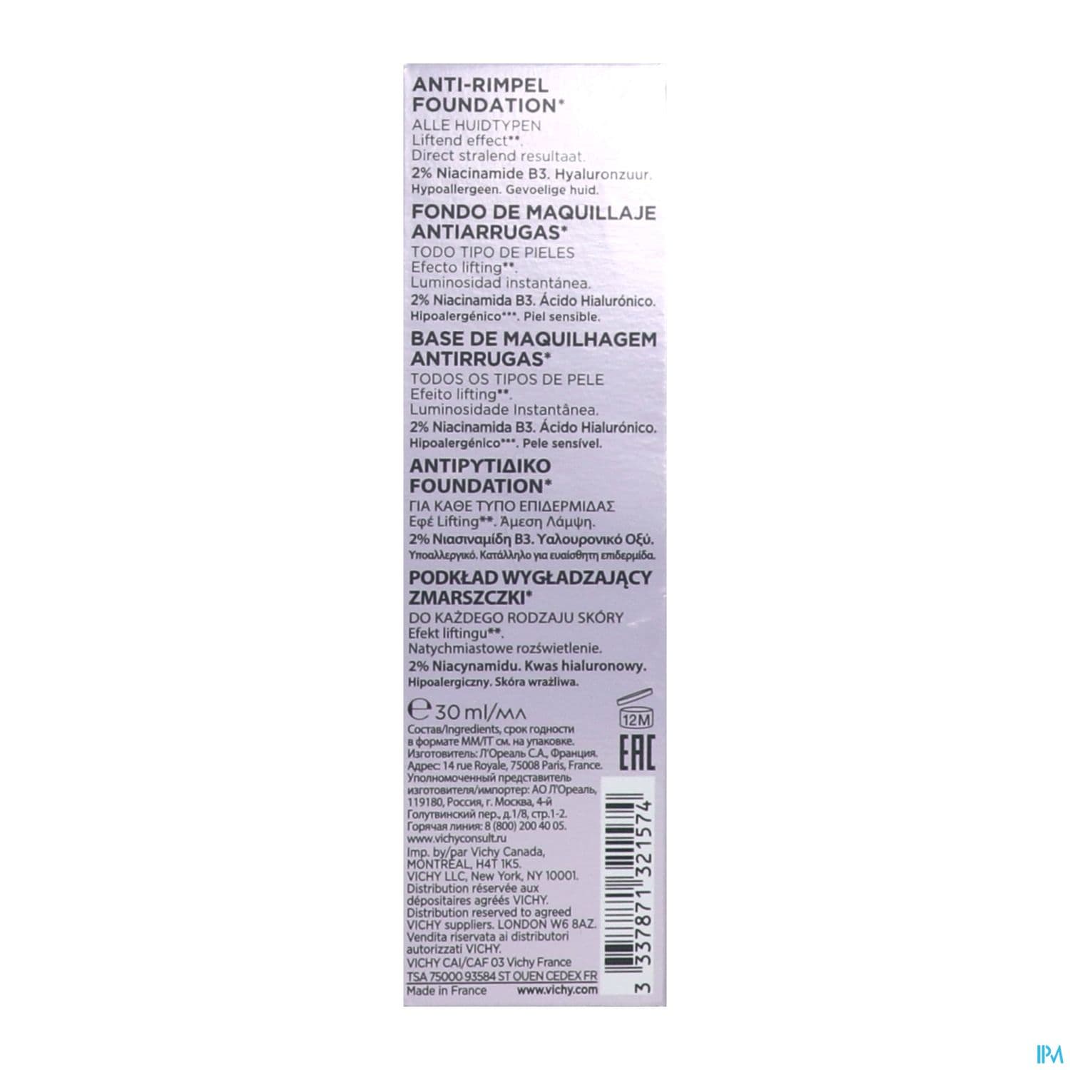 Vichy Liftactiv Flexiteint Fond De Teint Antirides 35 30ml