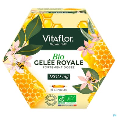 VITAFLOR BIO GELEE ROY1800MG AMP20