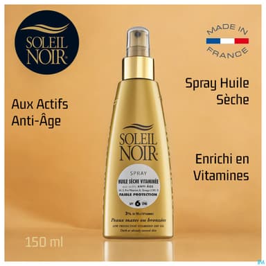 SOLEIL NOIR HLE SEC VIT6 SPR150ML