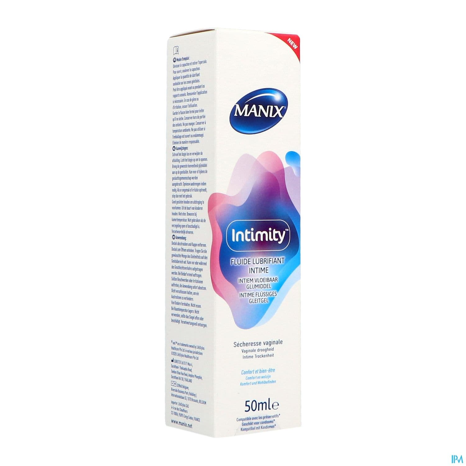 MANIX GEL LUBRIF INTIMITY 50ML