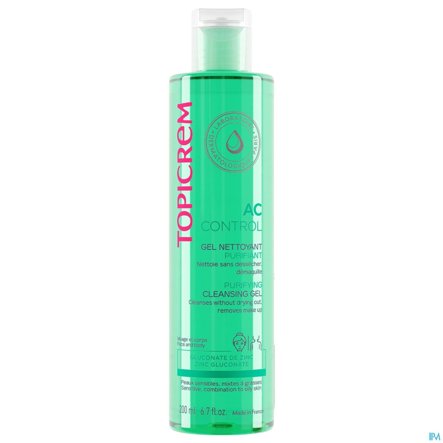TOPICREM AC CONT GEL NETT PUR200ML