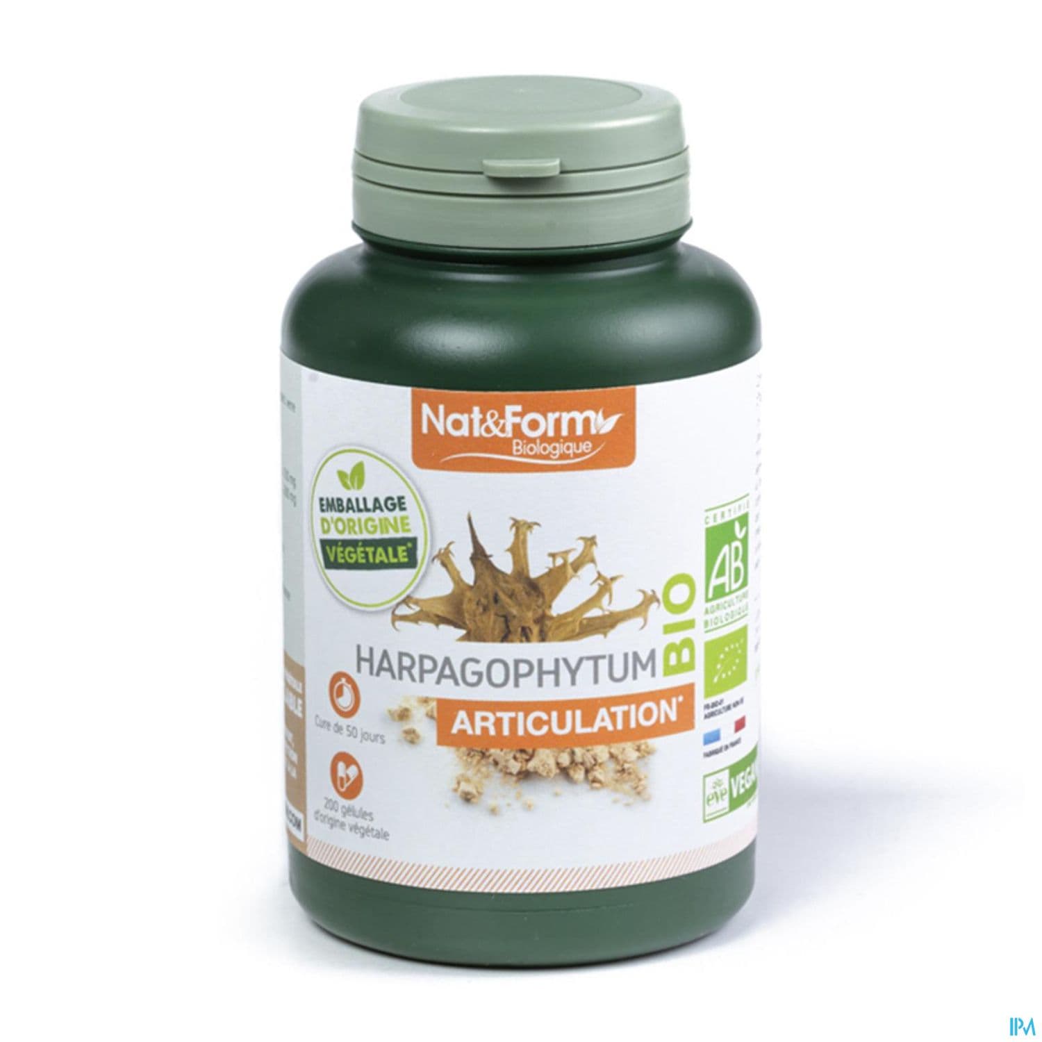 Nat Et Form Bio Harpagophytum Gelule Vegetale 200 — Pharmacie Centrale de la villette 93 - 24/24 (Pharmacie de garde)