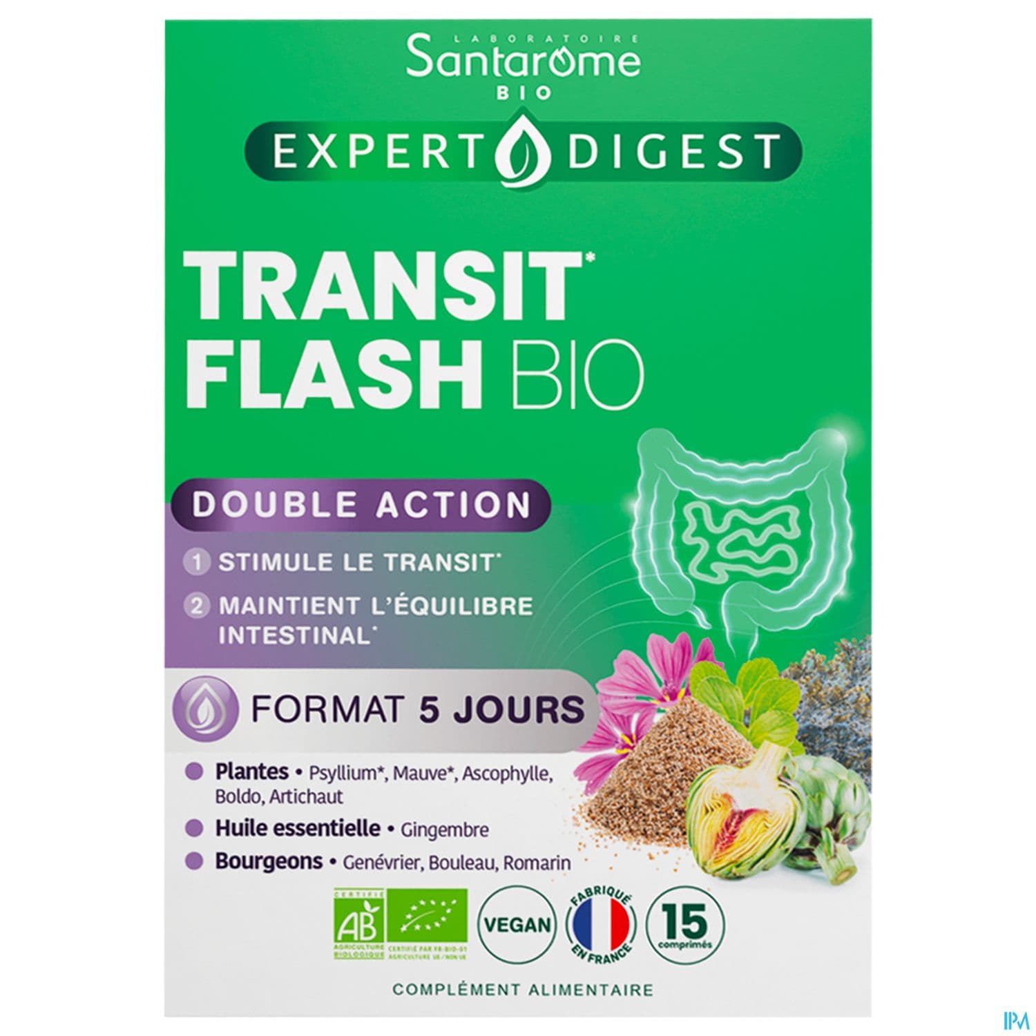 Santarome Transit Flash Bio Comprime 15