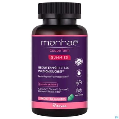 Vitavea Manhae Coupe Faim Gummies 60