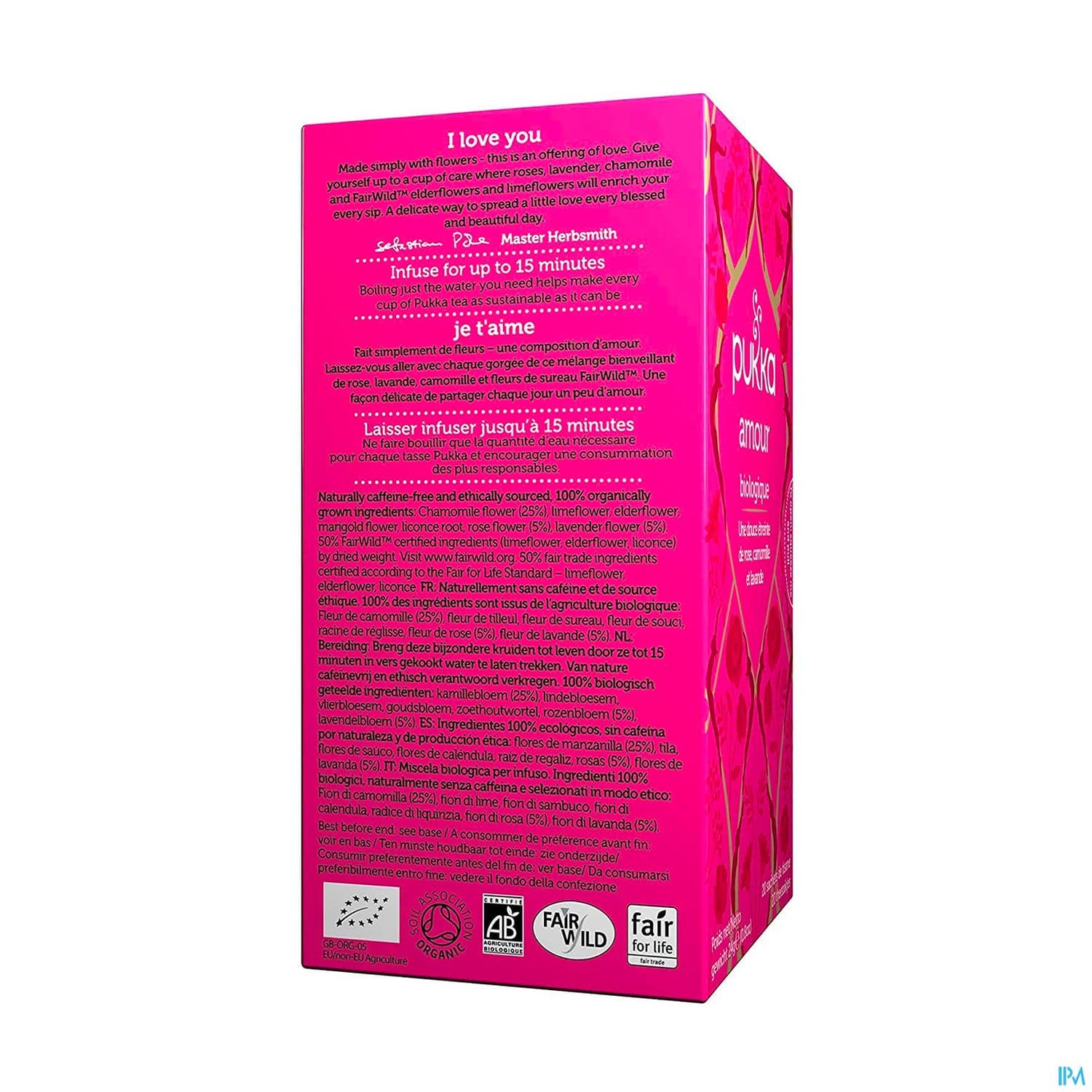 PUKKA INFUS AMOUR SACH 20